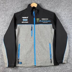 Monster Energy Supercross Championship Team Jacket Mens L Full Zip Fly Racing